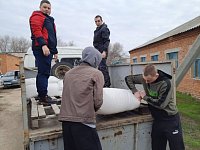 Гуманитарная помощь от хозяйств района