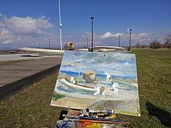 В Парке покорителей космоса развернулся первый «Космический пленэр»