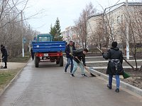 В районе прошел большой ударник